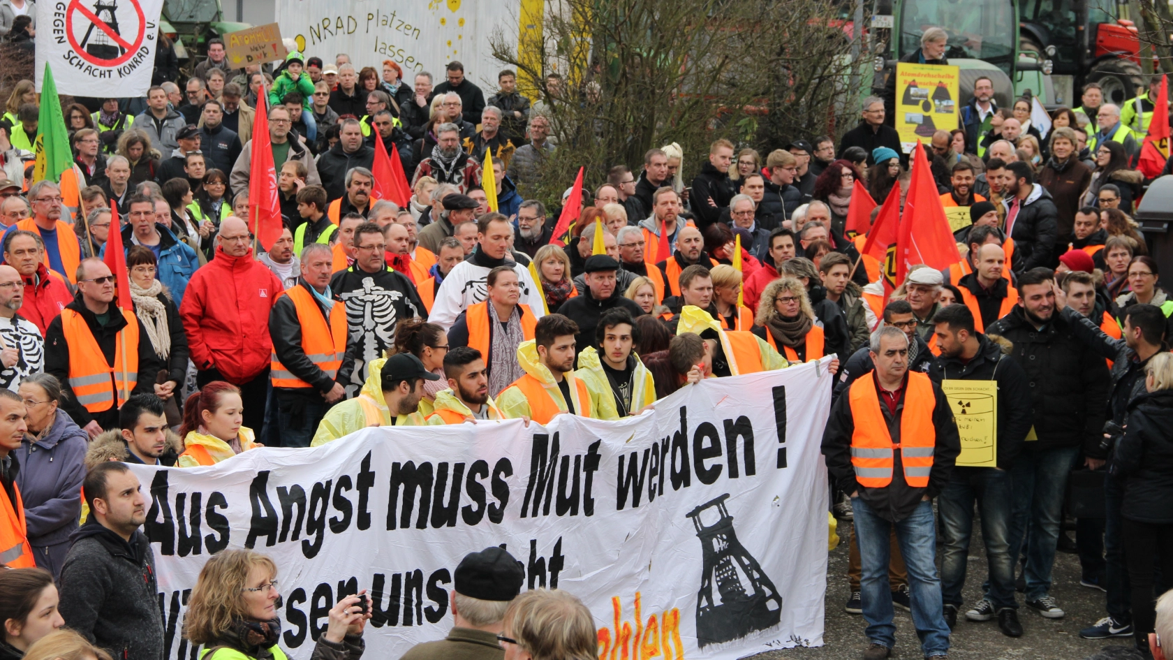 Archivfoto Protest gegen Schacht Konrad