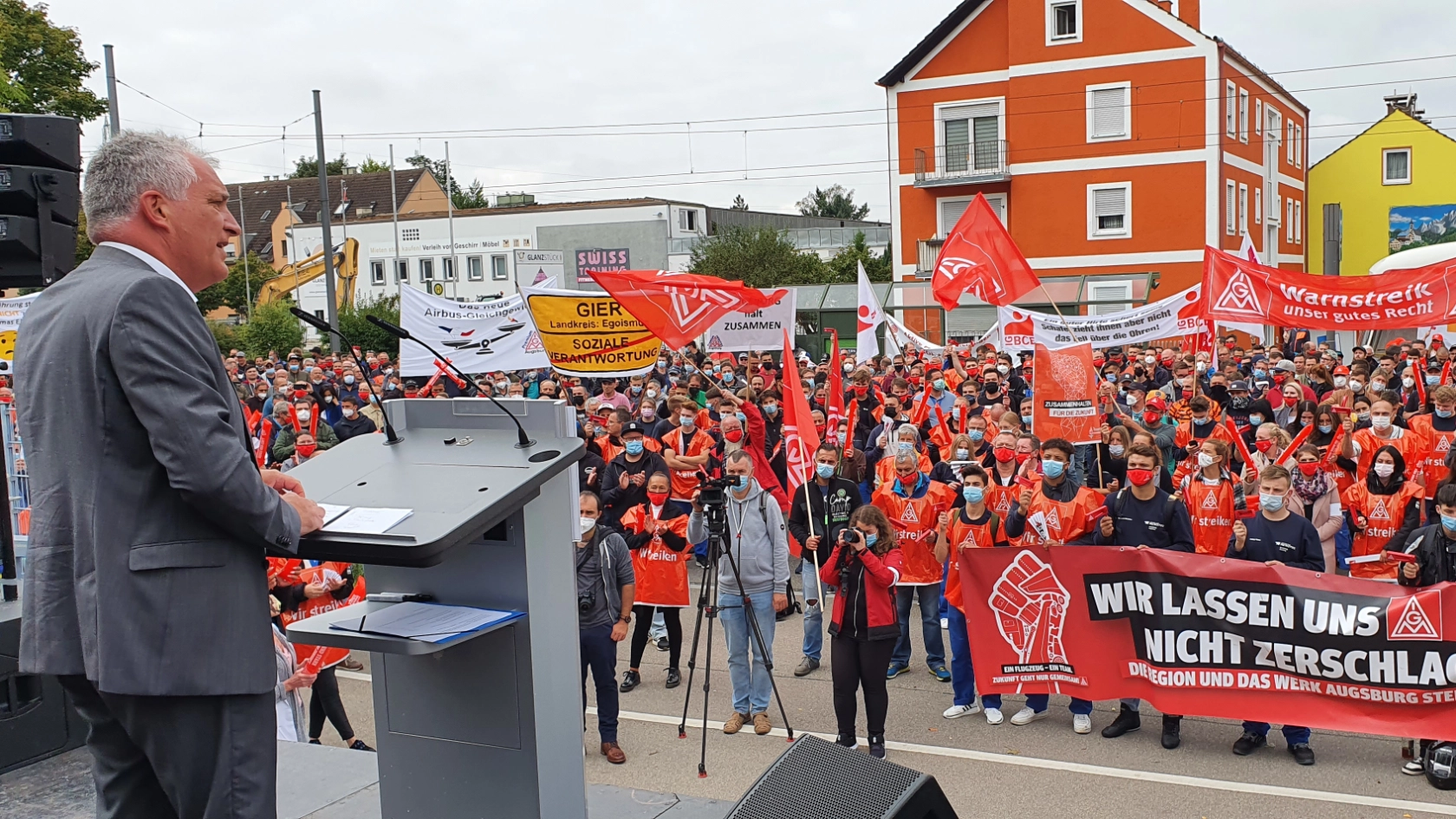 Warnstreik bei Airbus und Premium AEROTEC wegen Standordzerschlagung