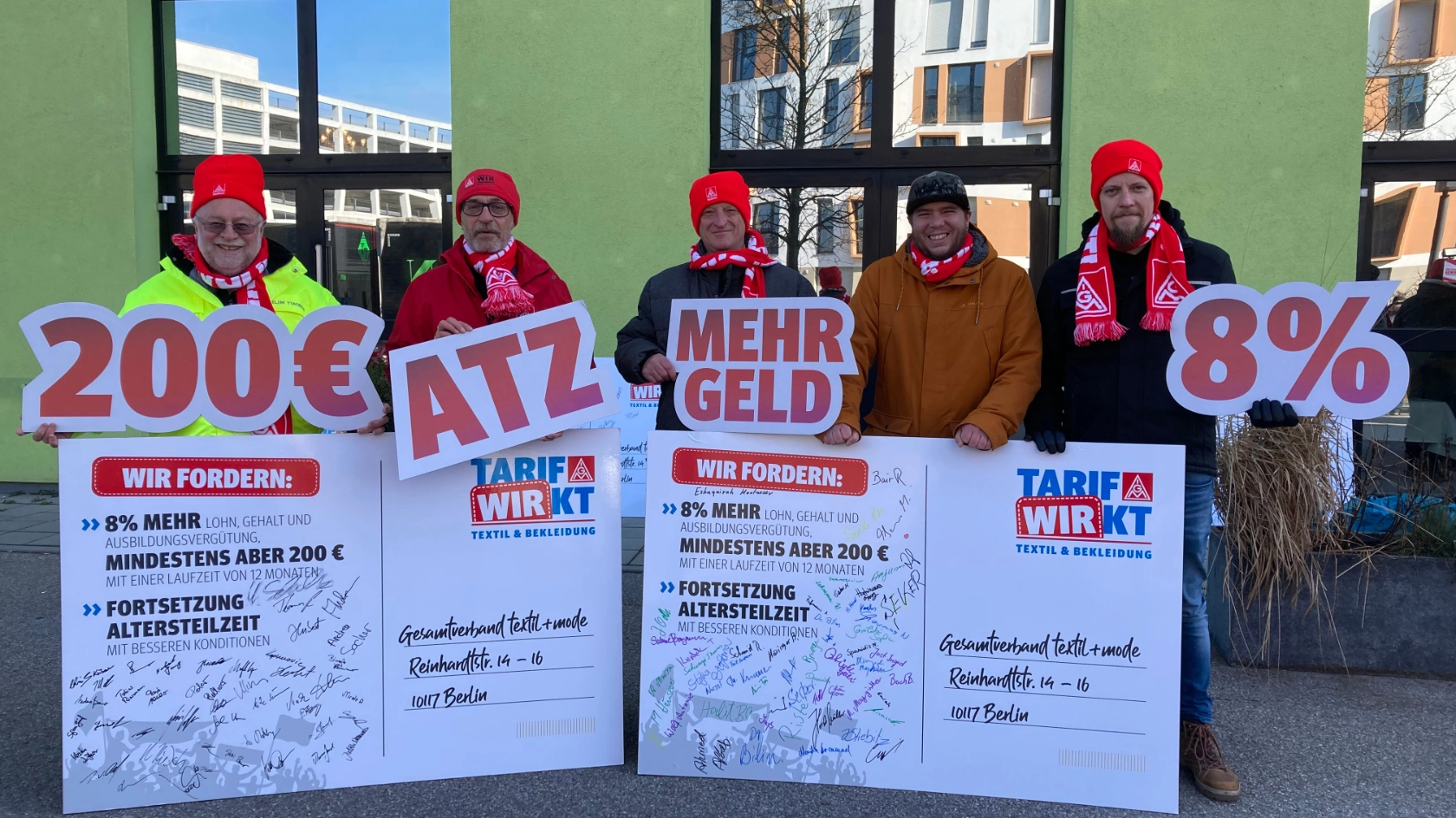 Weilheim auf dem Aktionstag in Ingolstadt