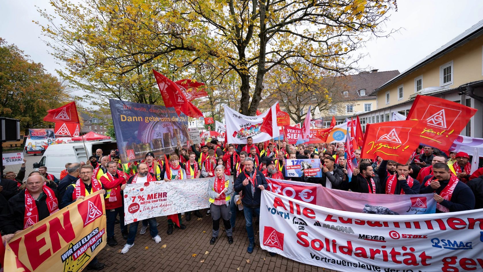Kundgebung Metall-und Elektro