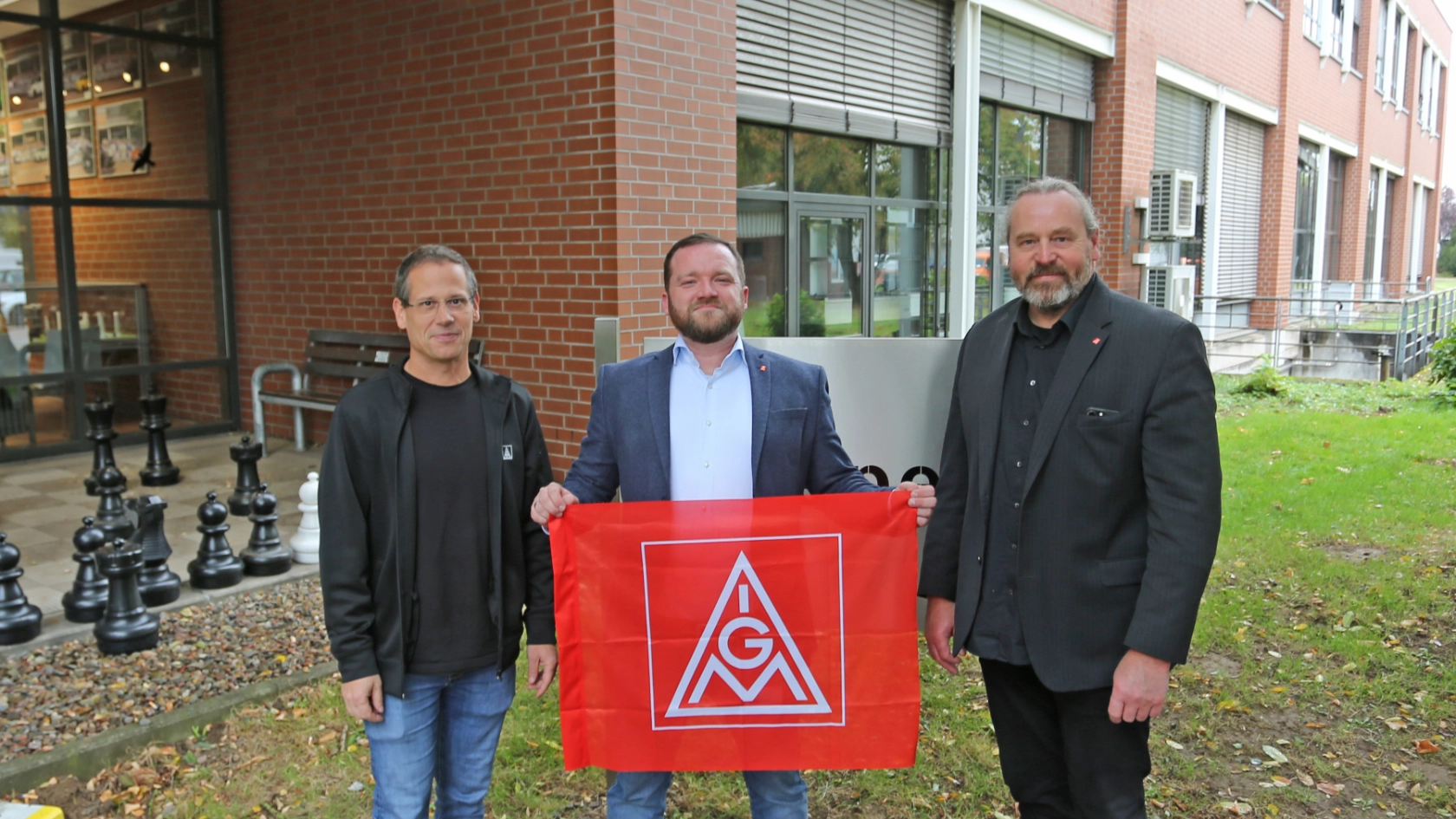 Patrick Harmening, Markus Hulm und Björn Harmening