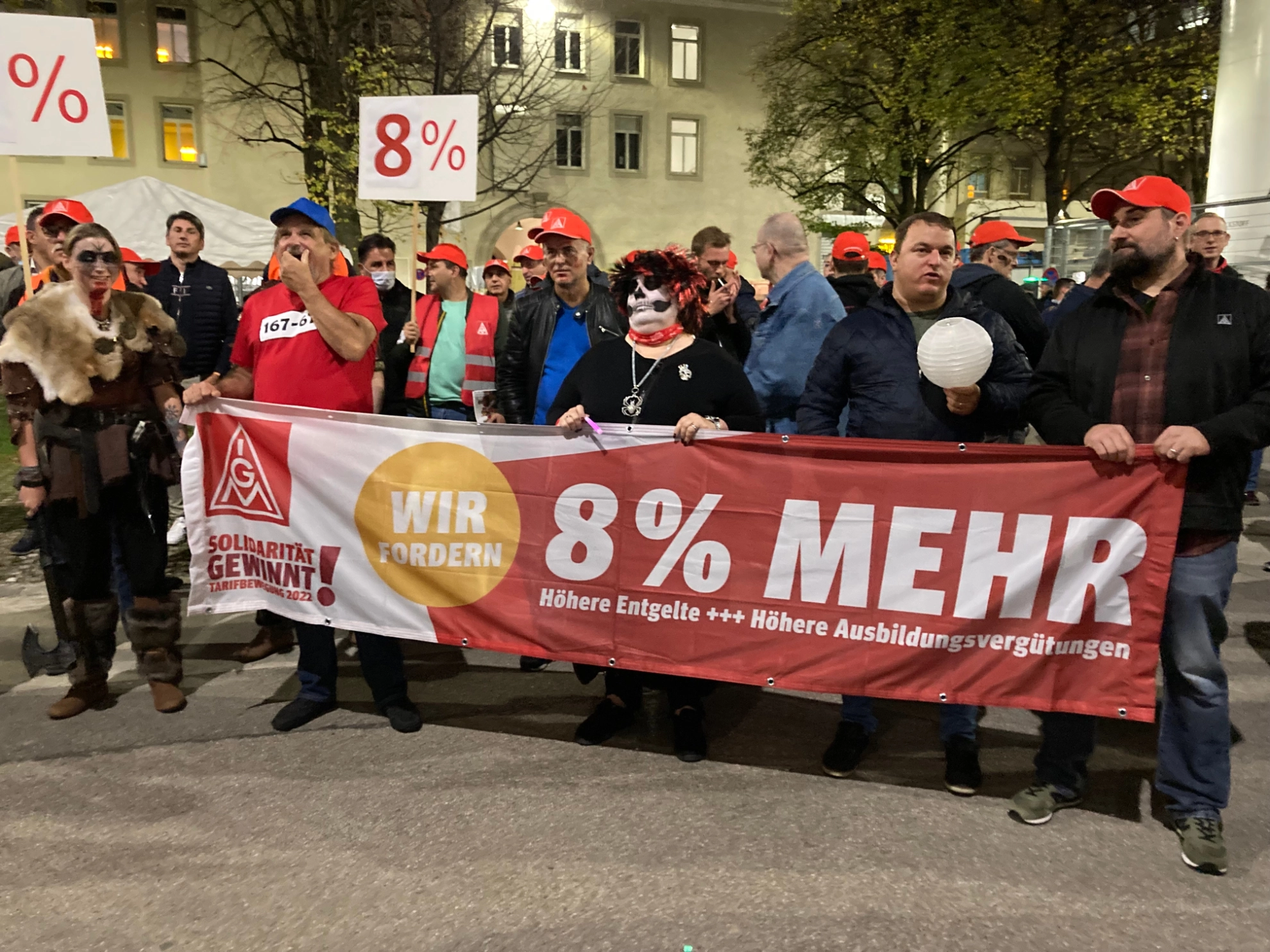 Warnstreik Metall&Elektro Tarifrunde 2022 RF360 München