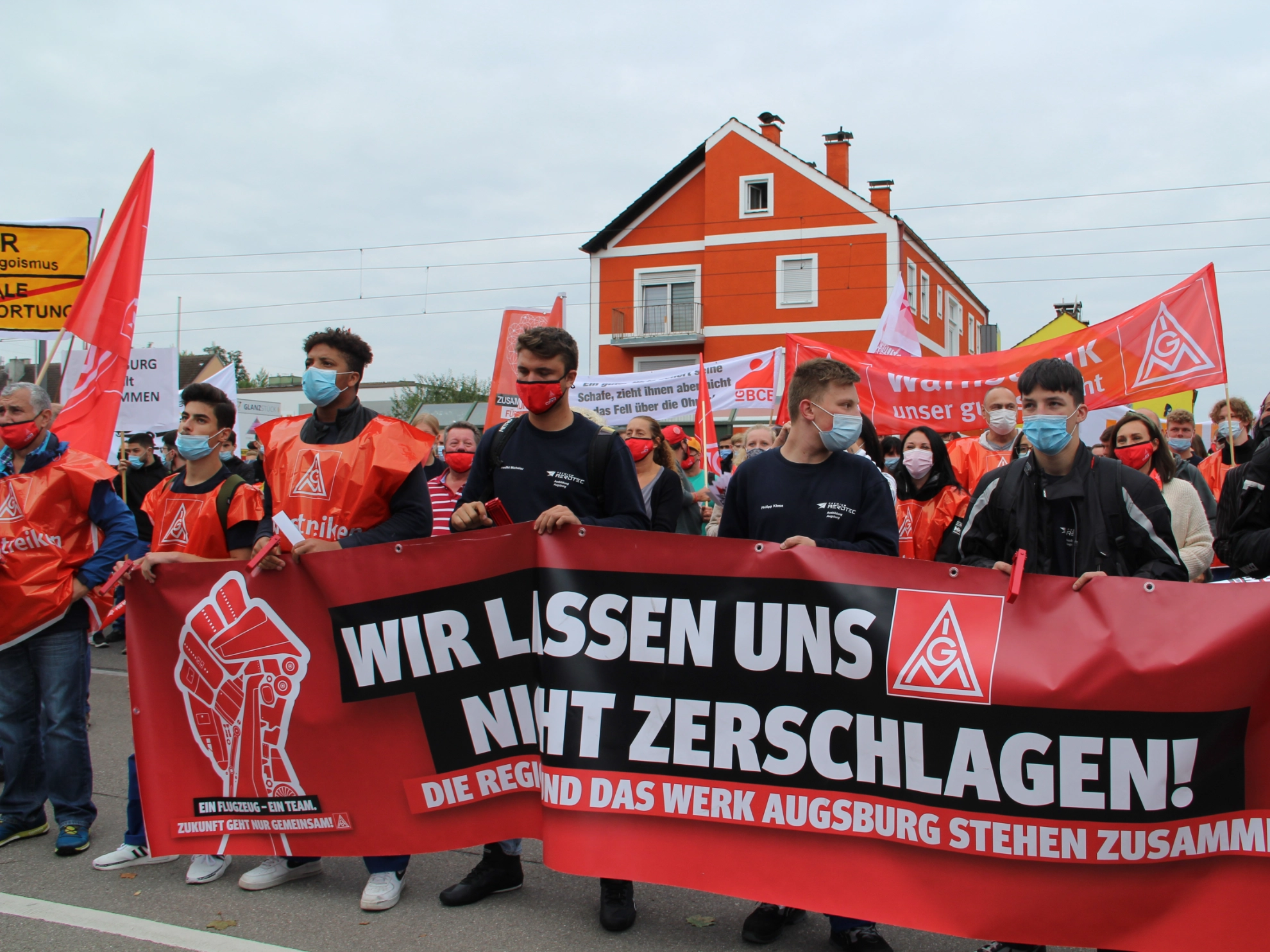 Warnstreik bei Airbus und Premium AEROTEC am 17.09.2021 wegen Zerschlagung der Standorte