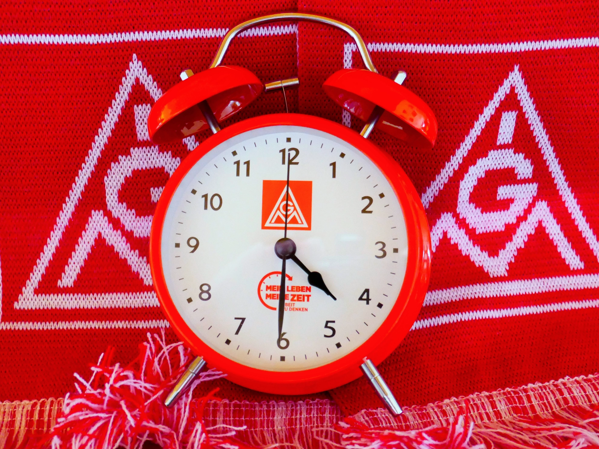 roter IG Metallwecker Tarifrunde 2018