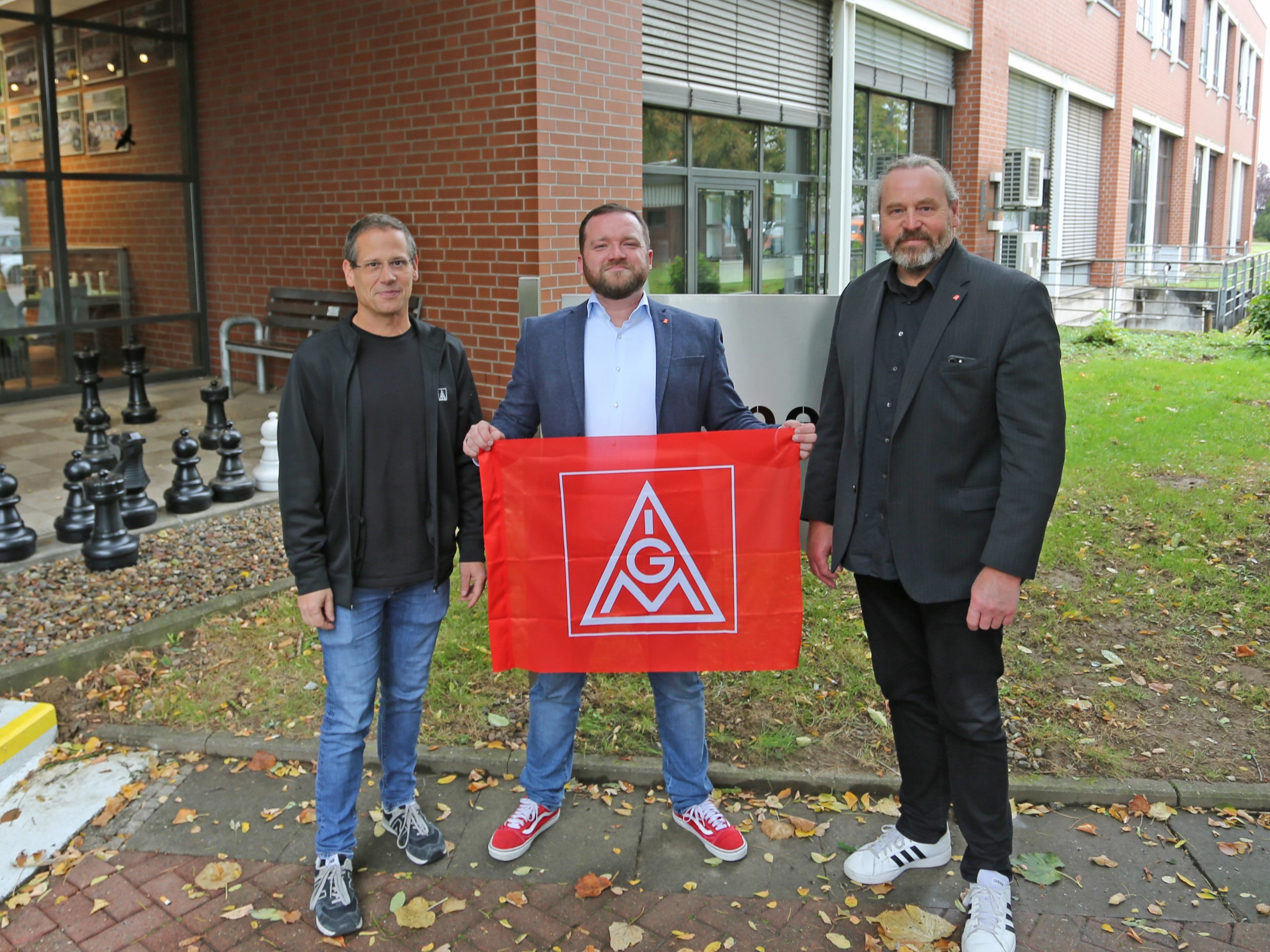 Patrick Harmening, Markus Hulm und Björn Harmening