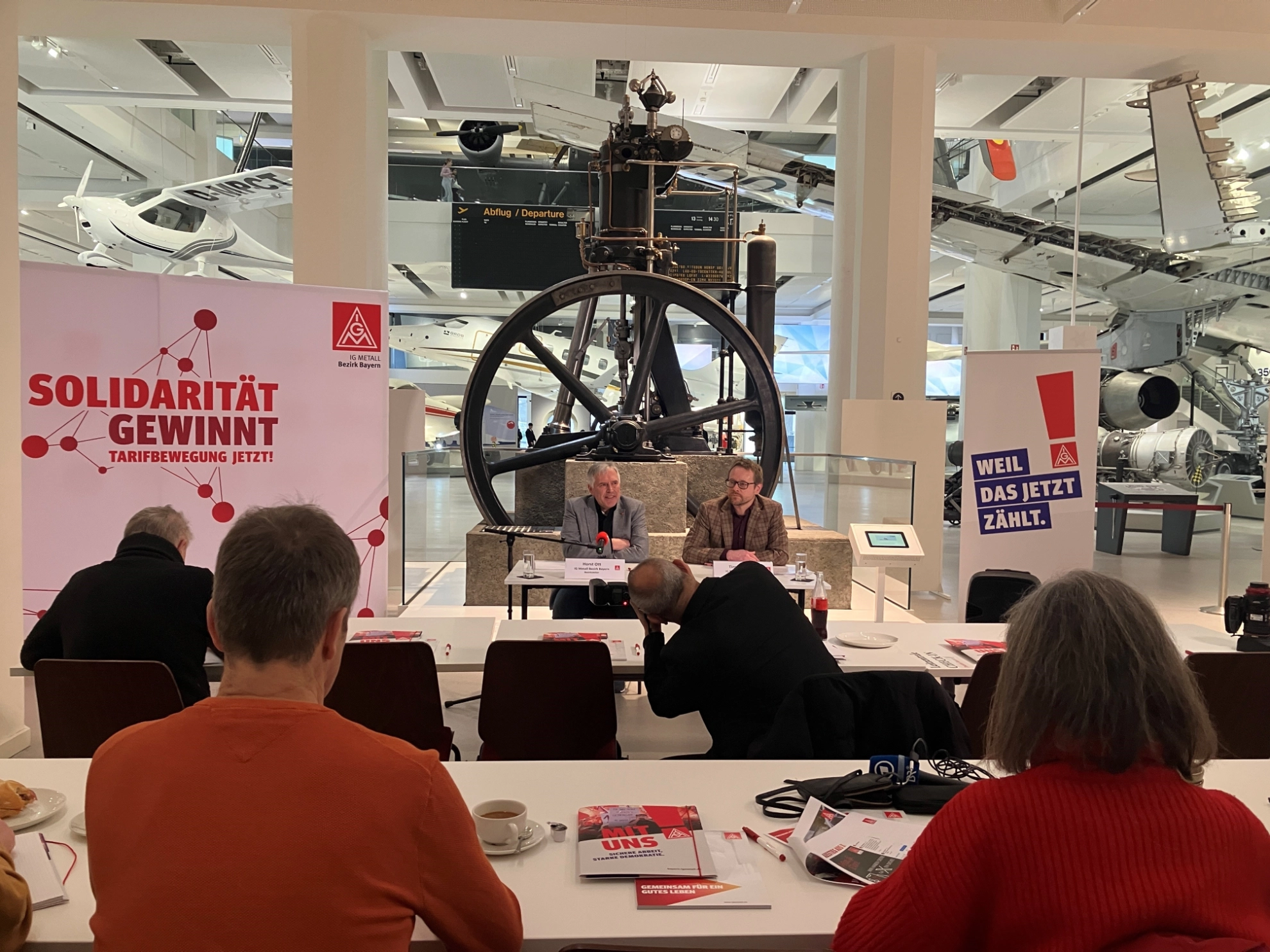 Jahrespressekonferenz der IG Metall Bayern im Deutschen Museum